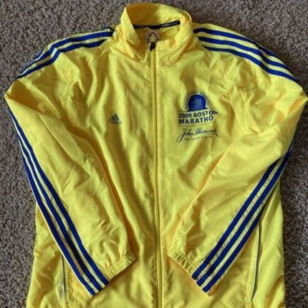2009 adidas Boston Marathon Climaproof Jacket Size L